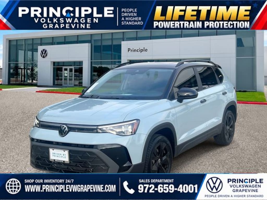 New 2026 Volkswagen Taos 1.5T SE Black SUV