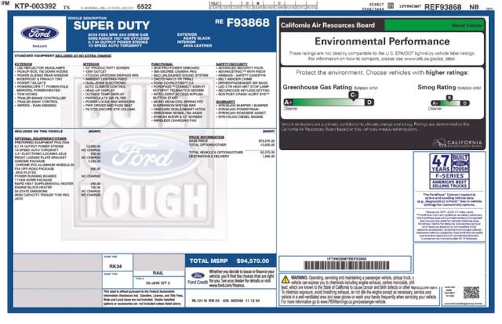 Used 2024 Ford F-250SD King Ranch Truck
