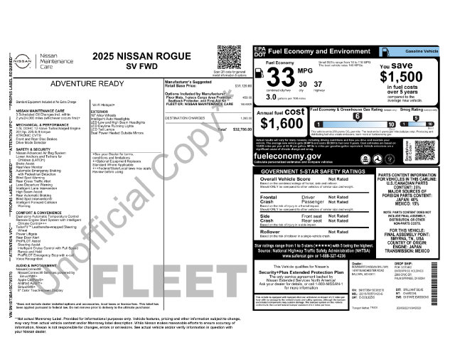 Used 2025 Nissan Rogue SV SUV