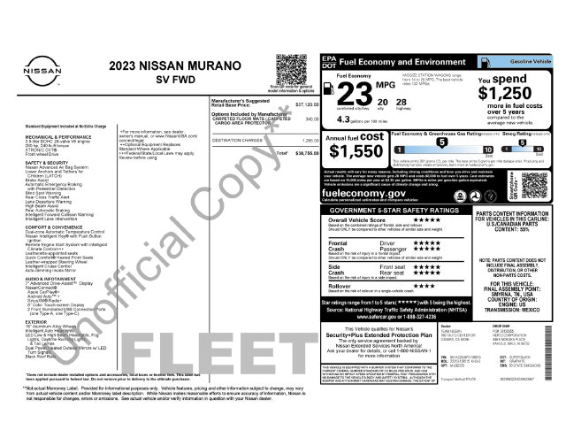 Used 2023 Nissan Murano SV SUV