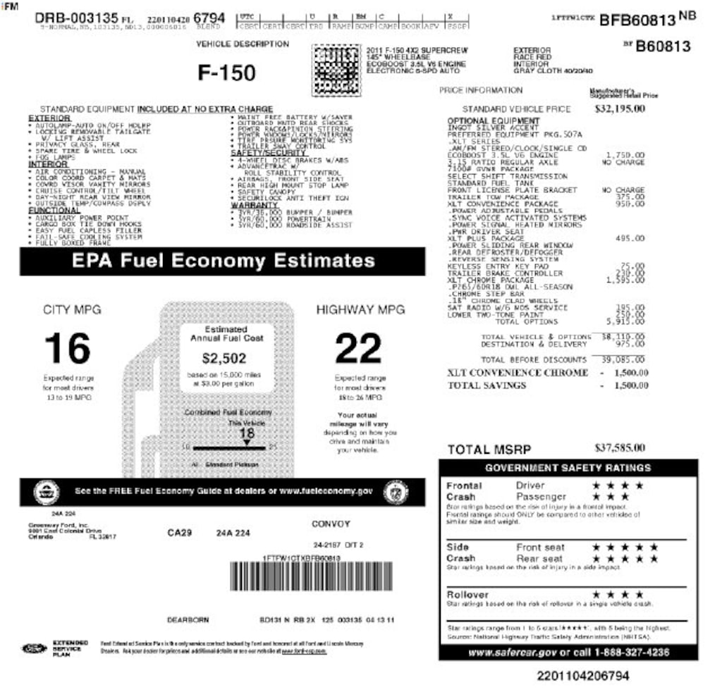 Used 2011 Ford F-150 XLT Truck