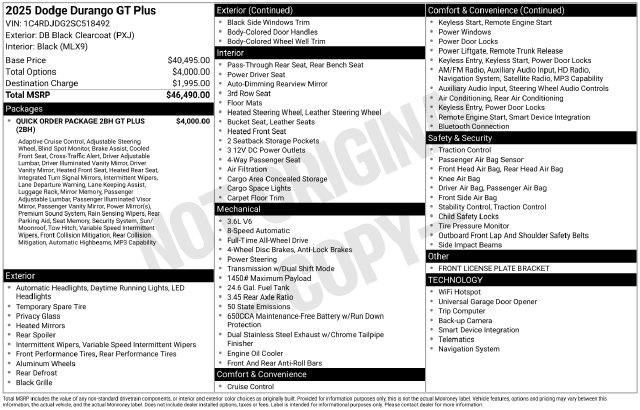Used 2025 Dodge Durango GT Plus SUV