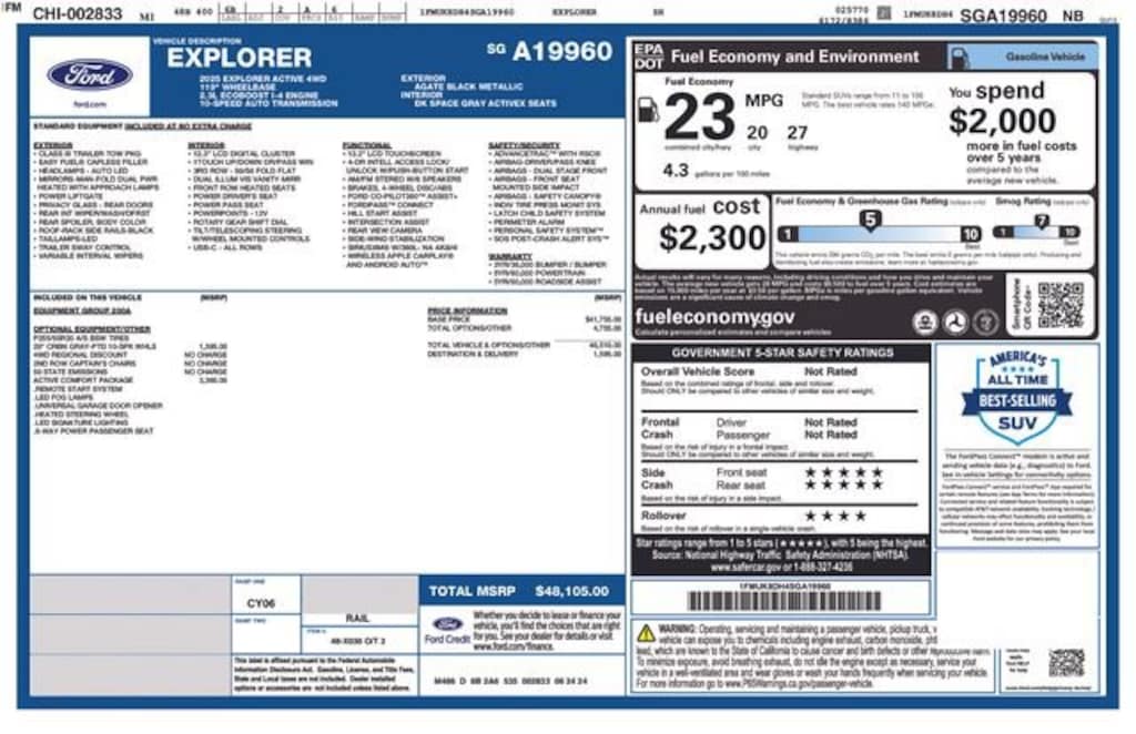 Used 2025 Ford Explorer Active SUV