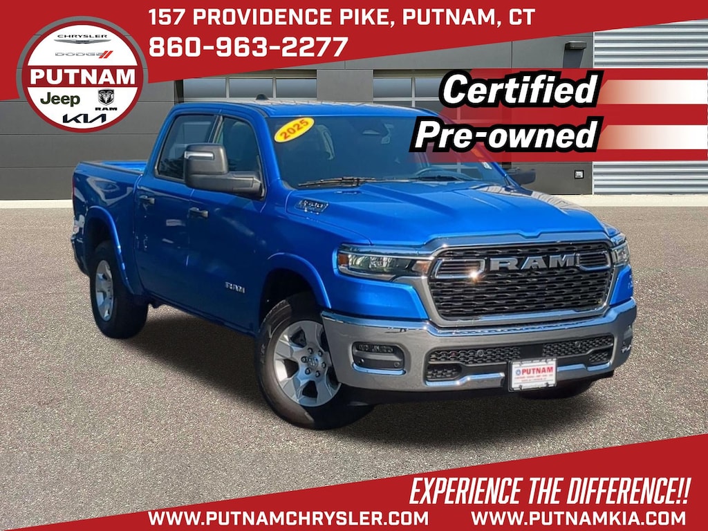 Certified 2025 Ram 1500 Big Horn/Lone Star Truck Crew Cab