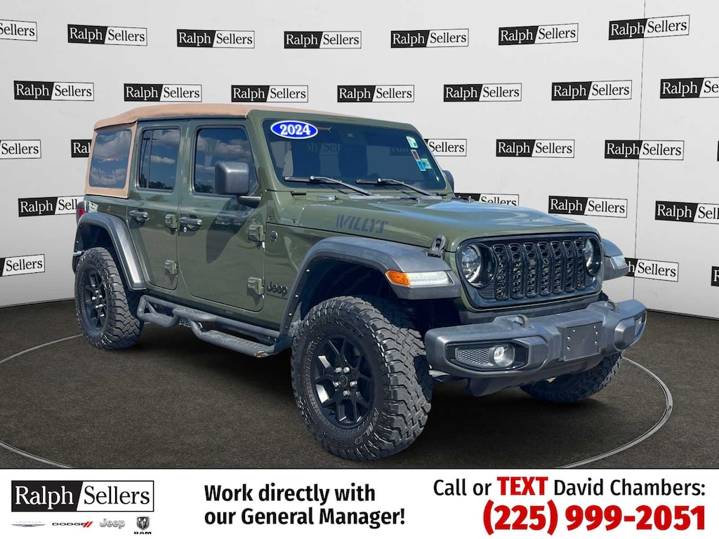 Certified 2024 Jeep Wrangler Willys SUV