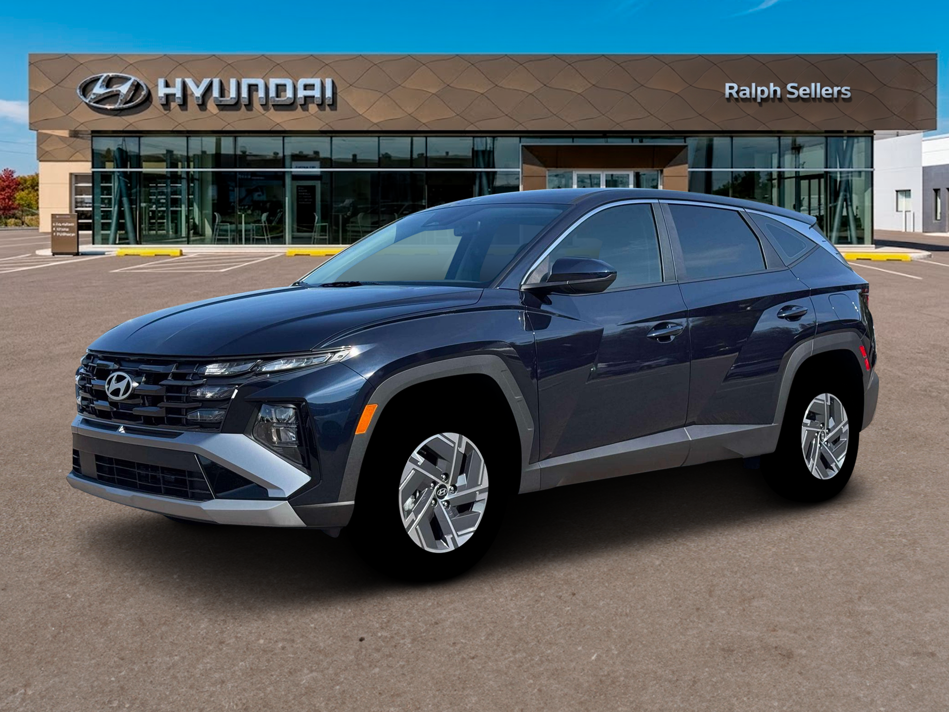 New 2026 Hyundai Tucson Hybrid Blue SUV