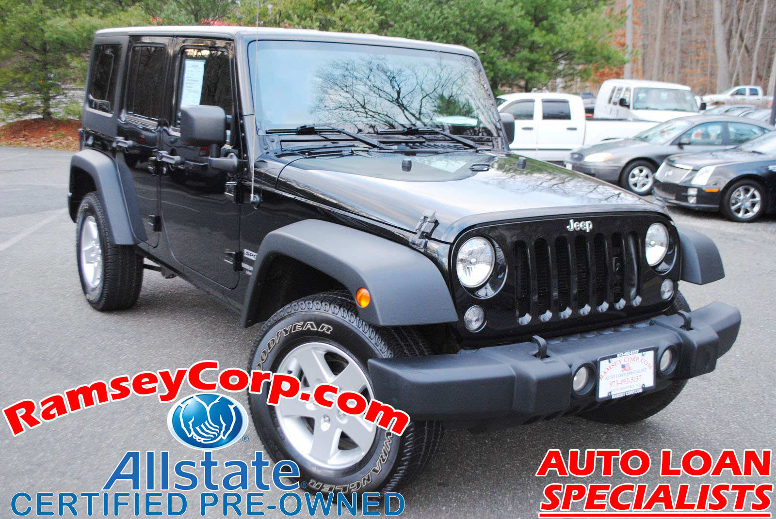 Used 2014 Jeep Wrangler Unlimited Sport 4x4 3.6 SUV