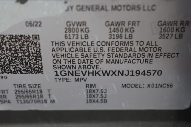 2022 Chevrolet Traverse 3LT - Photo 39