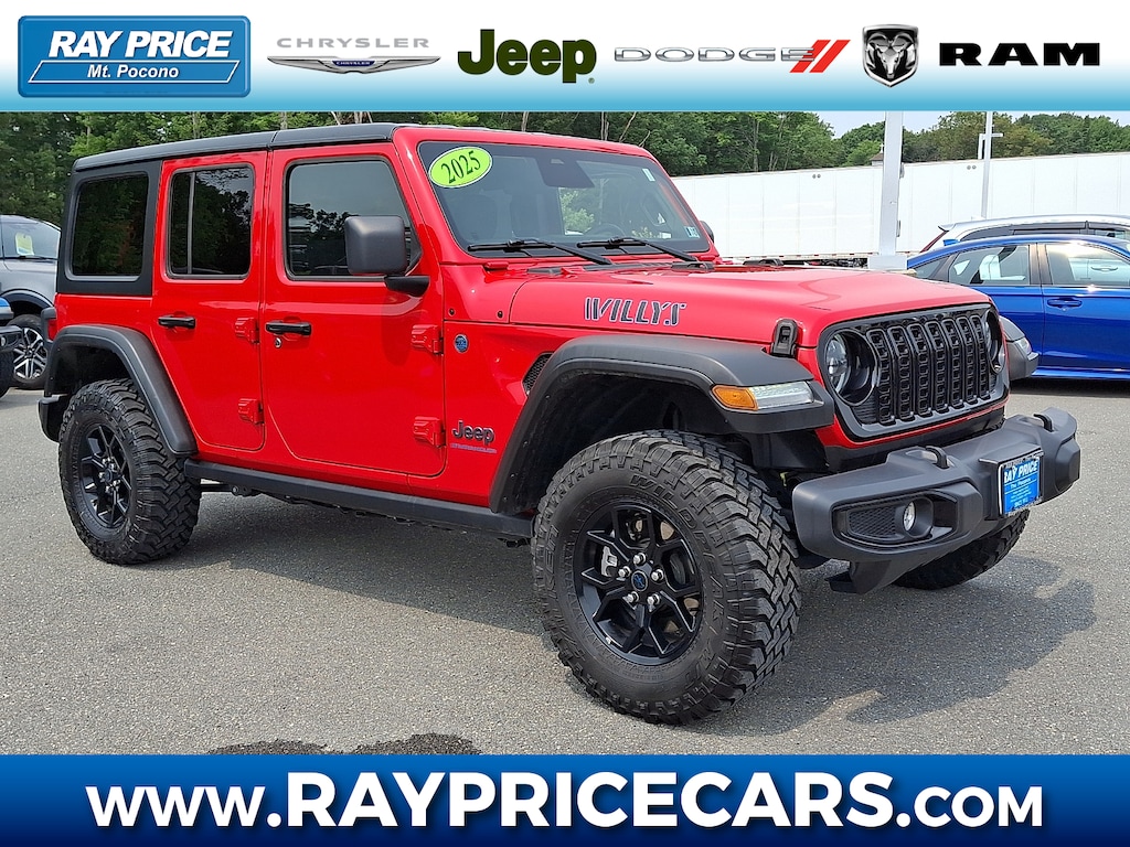 Used 2025 Jeep Wrangler 4xe Sport SUV