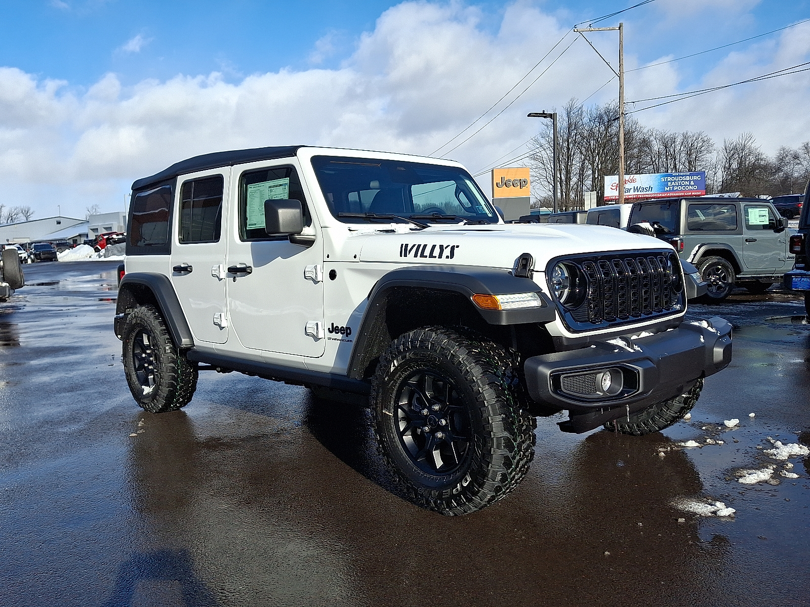New 2026 Jeep Wrangler 4-Door Willys 4x4 Sport Utility