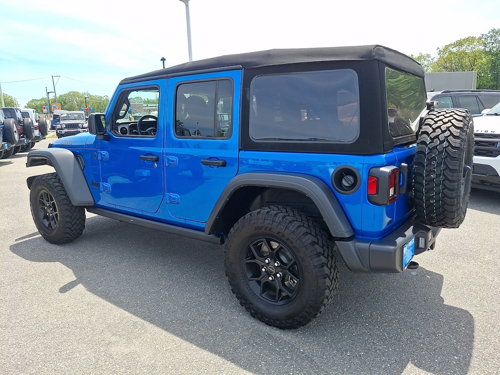 Used 2024 Jeep Wrangler 4-Door Willys 4x4 Sport Utility