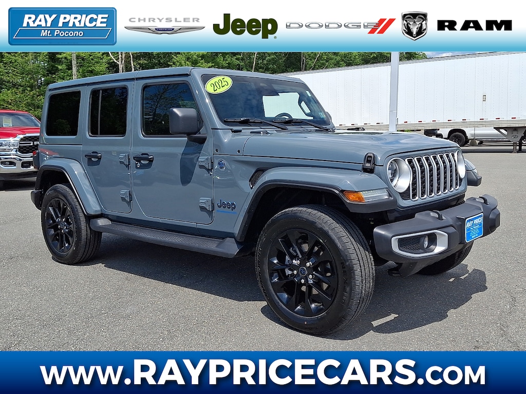 Certified 2025 Jeep Wrangler 4xe Sahara SUV