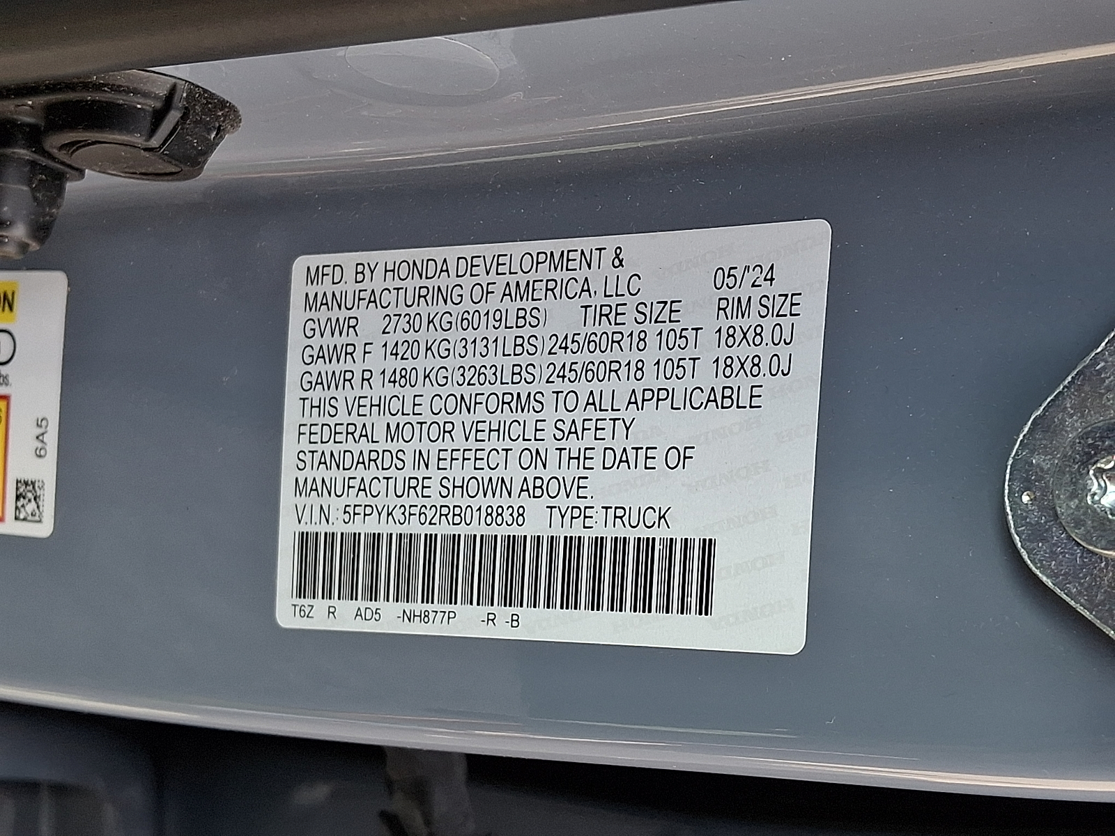 2024 Honda Ridgeline TrailSport - Photo 28