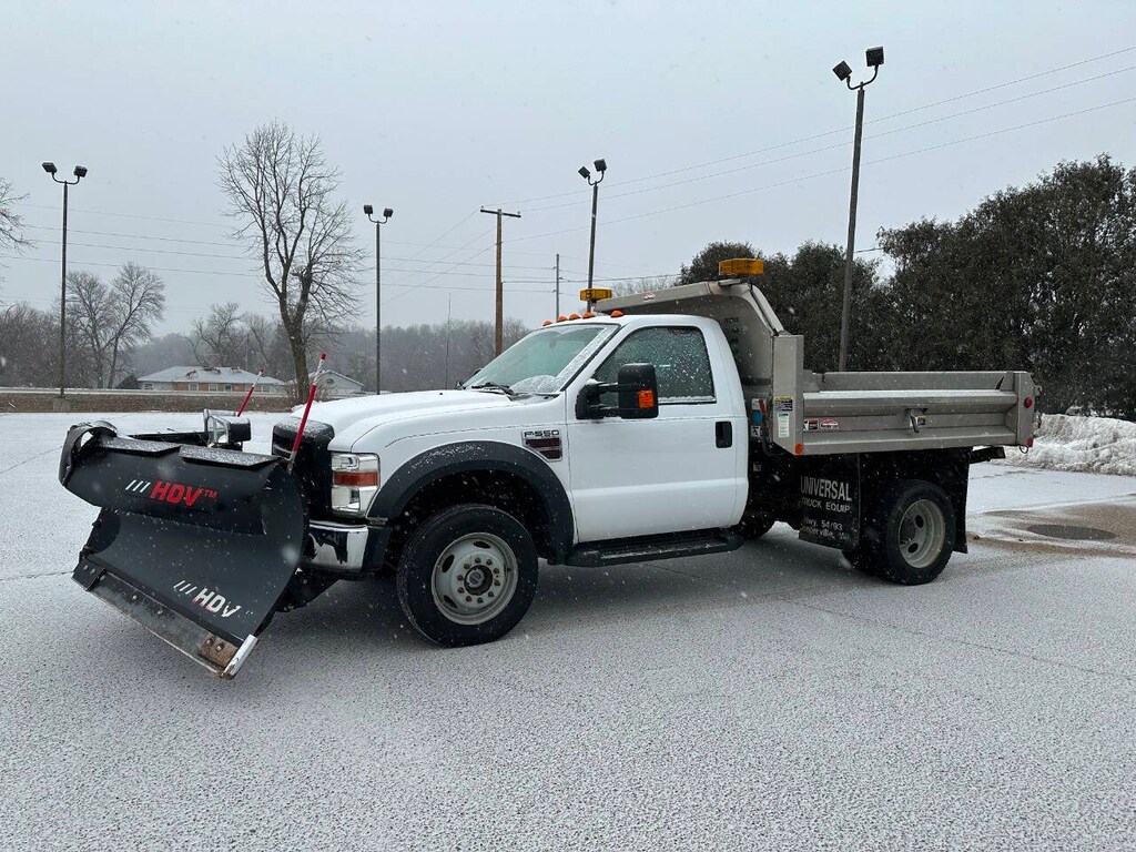 Used 2008 Ford F-550 Super Duty 4X4 2dr Regular Cab 140.8 200.8 in. WB Chassis