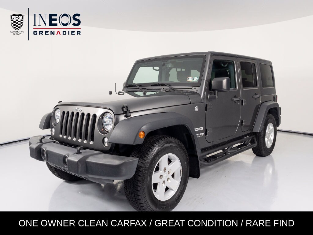 Used 2018 Jeep Wrangler JK Unlimited Sport SUV