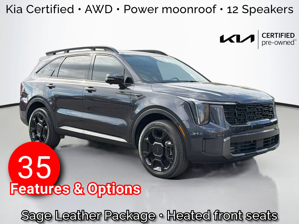 Certified 2025 Kia Sorento X-Line SX Prestige Sport Utility