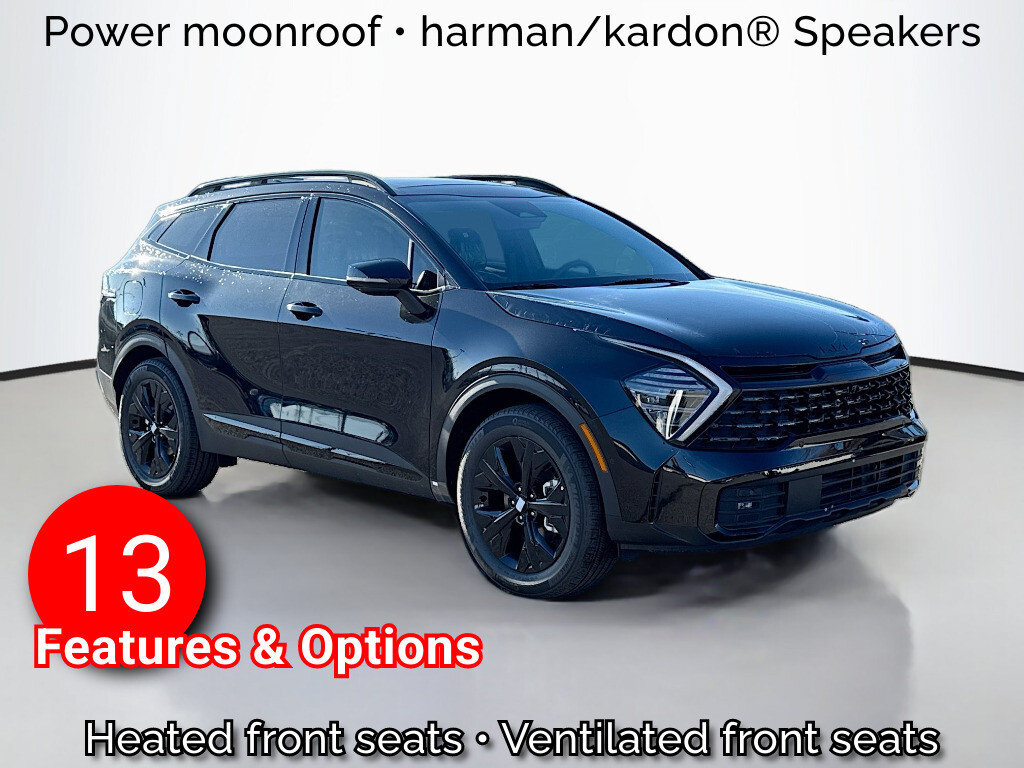 Certified 2025 Kia Sportage Plug-In Hybrid X-Line Prestige Sport Utility