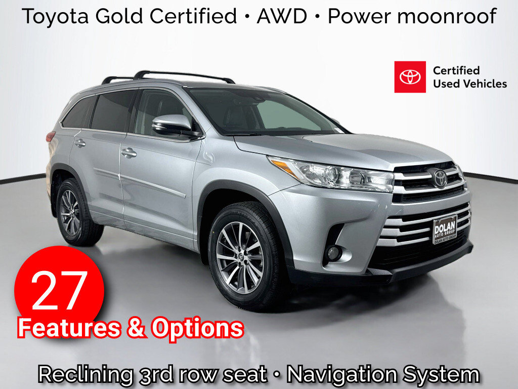 Certified 2017 Toyota Highlander XLE Sport Utility