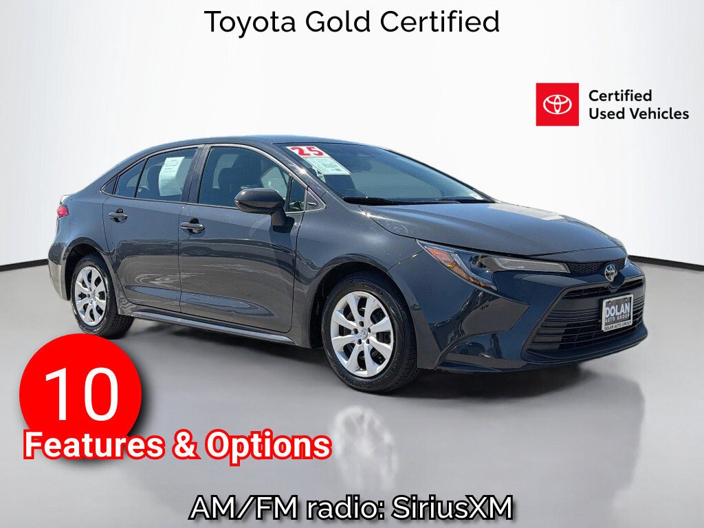 Certified 2025 Toyota Corolla LE Sedan