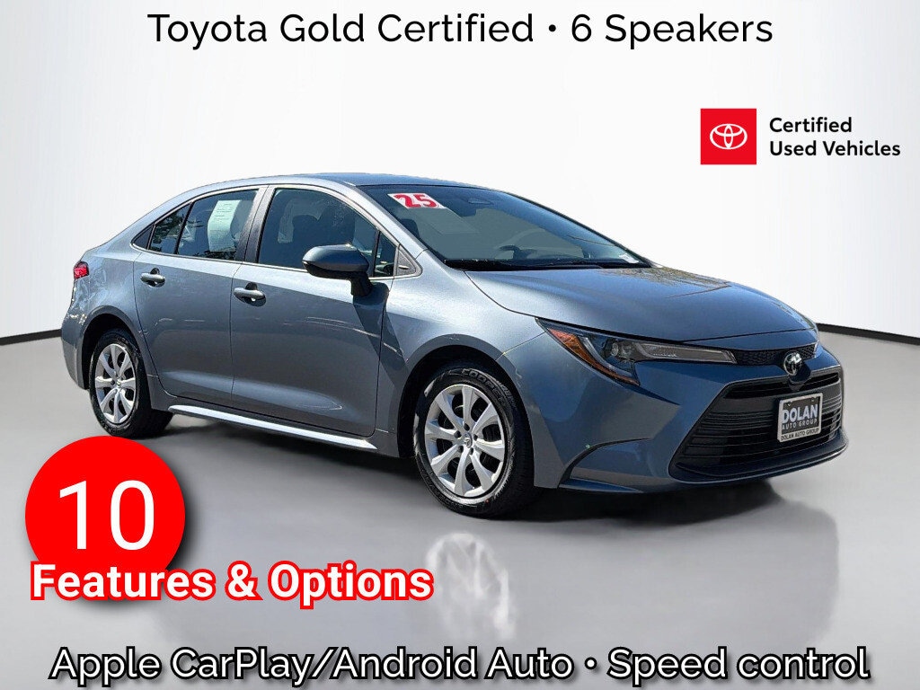 Certified 2025 Toyota Corolla LE Sedan