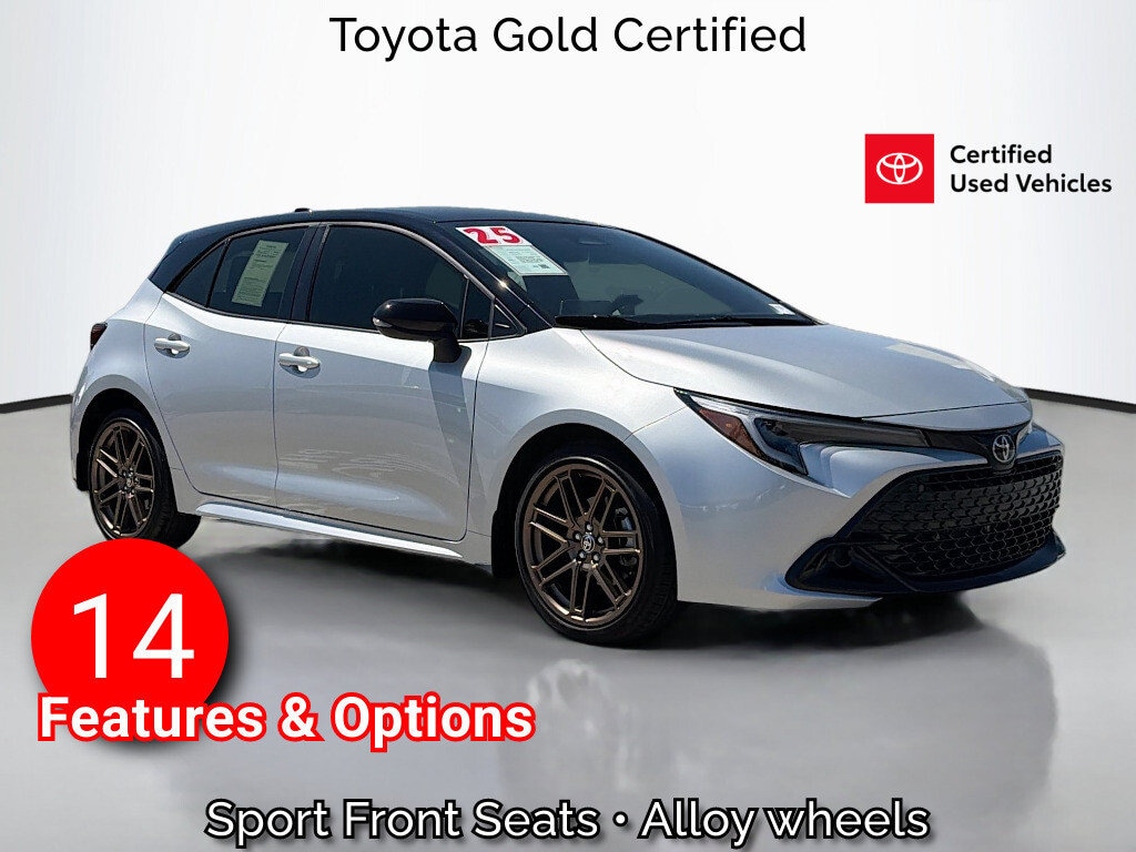 Certified 2025 Toyota Corolla Hatchback Nightshade Hatchback