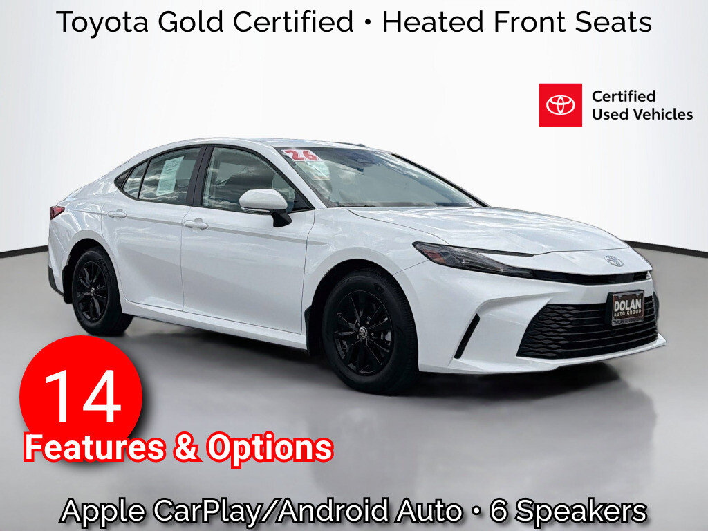 Certified 2026 Toyota Camry LE Sedan