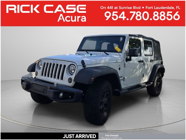 Used 2017 Jeep Wrangler JK Unlimited Sport 4x4 SUV