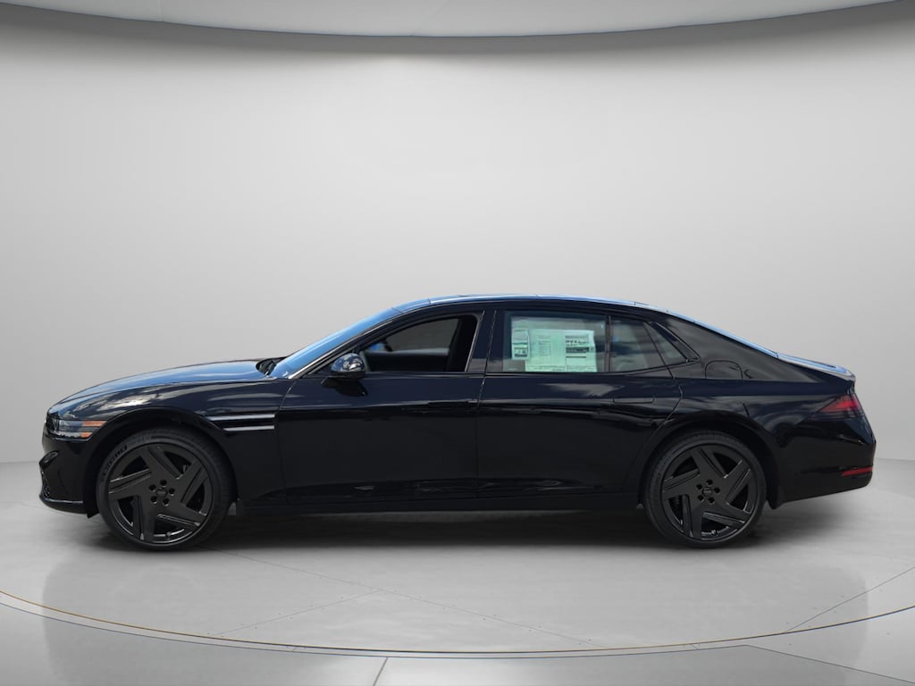 New 2026 Genesis G90 3.5T E-SC Mhev Prestige Black Sedan