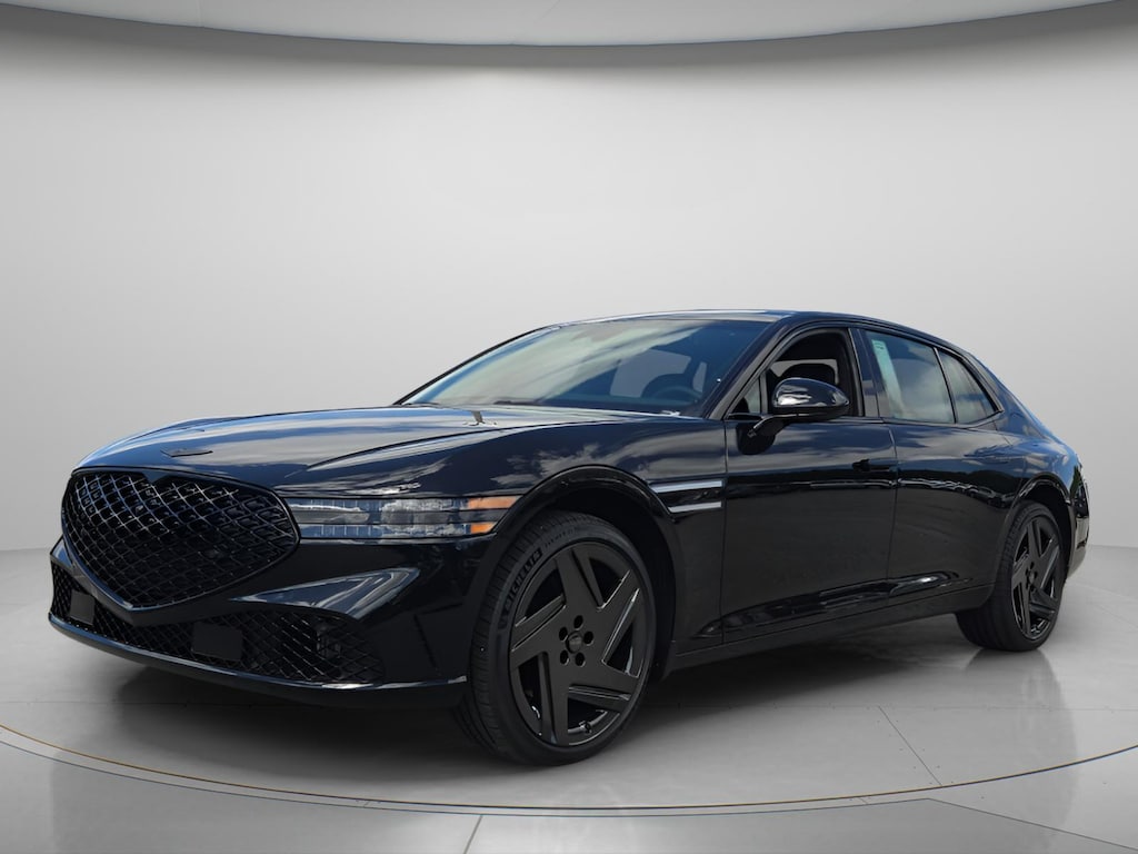 New 2026 Genesis G90 3.5T E-SC Mhev Prestige Black Sedan