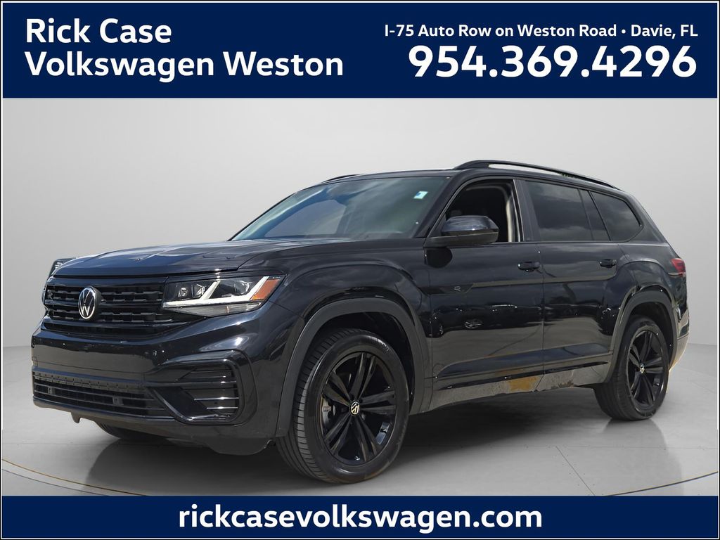 Used 2023 Volkswagen Atlas 3.6L V6 SEL R-Line Black SUV