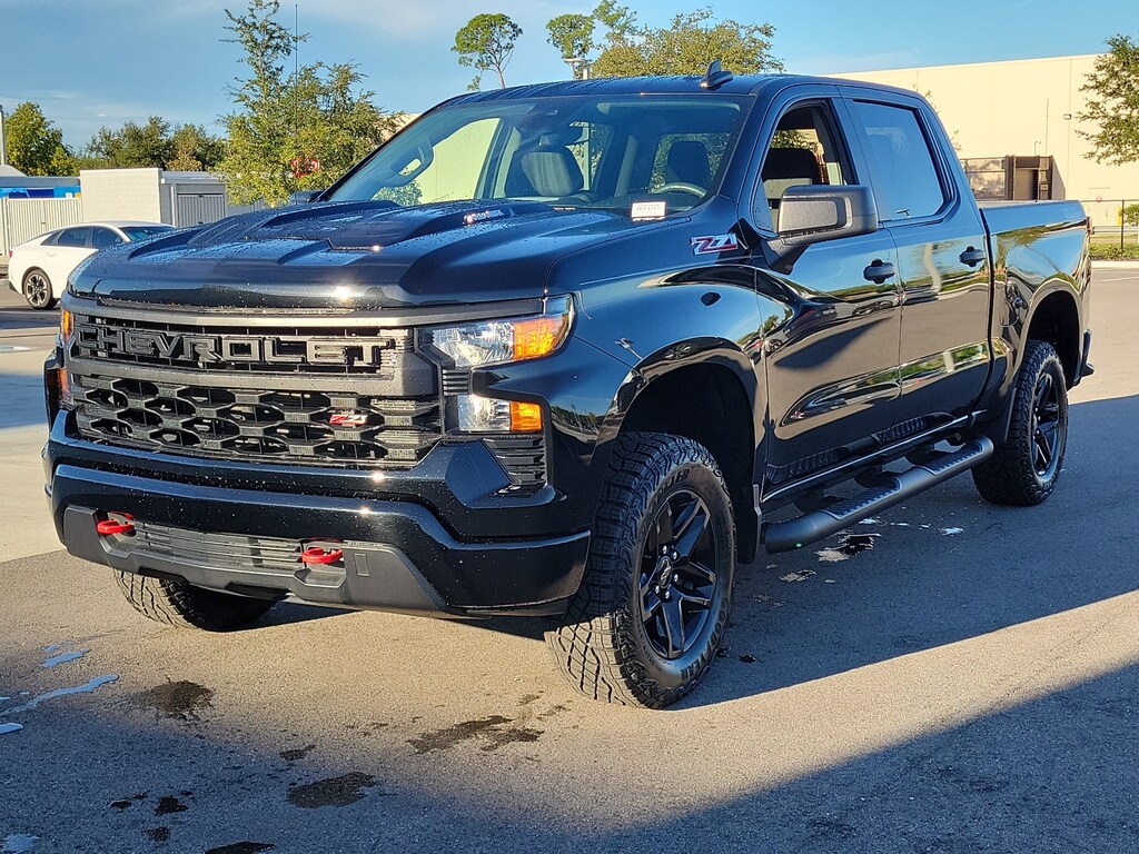 Used 2024 Chevrolet Silverado 1500 Custom Trail Boss Truck Crew Cab