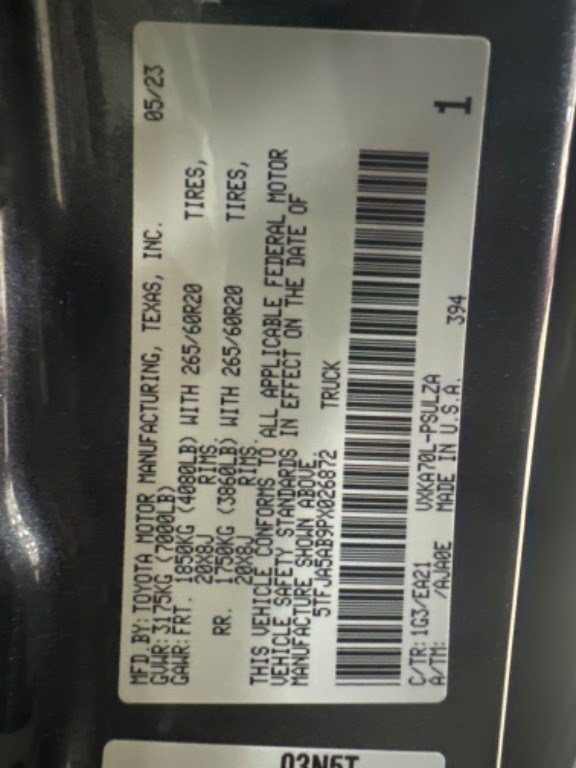 Used 2023 Toyota Tundra 2WD Limited Pickup