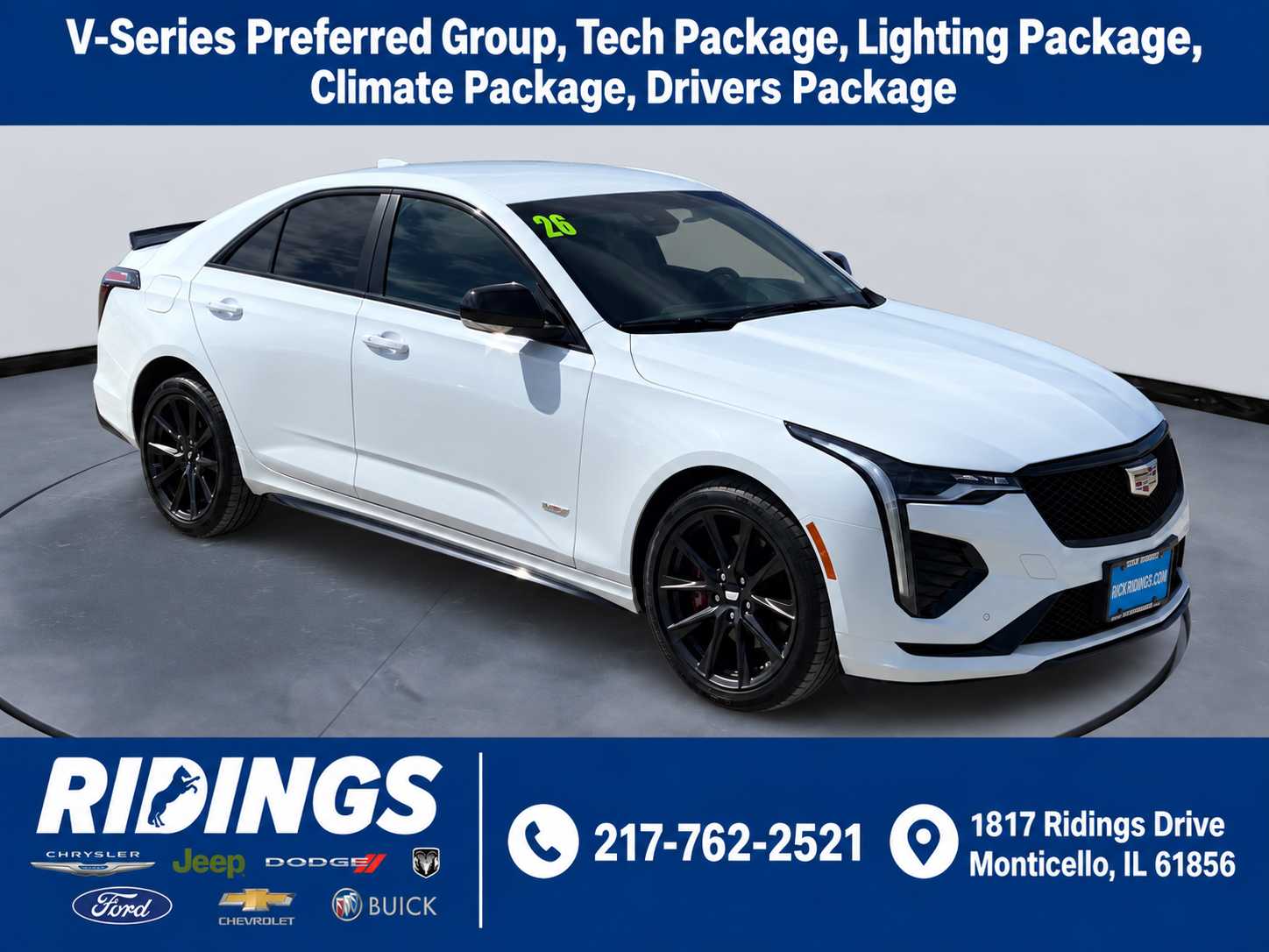 2026 Cadillac CT4-V V-Series