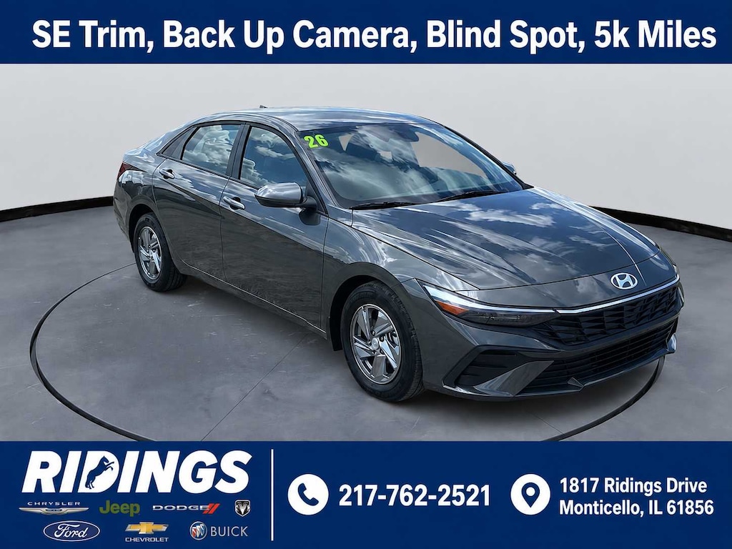 Used 2026 Hyundai Elantra SE Sedan