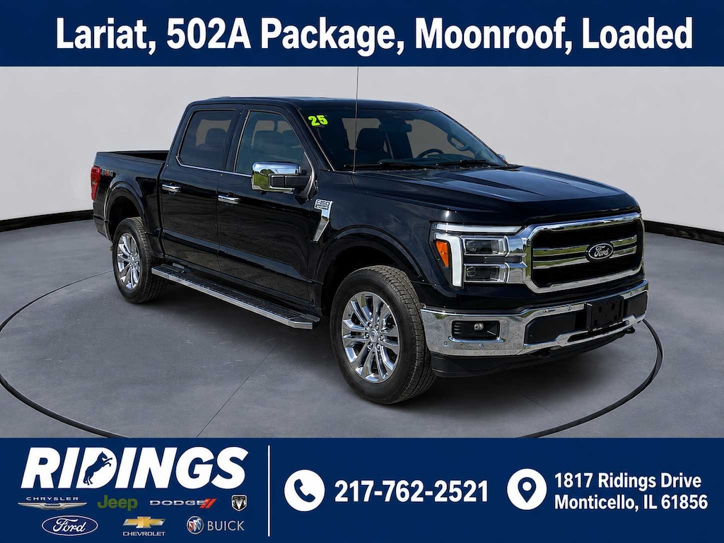 Used 2025 Ford F-150 Lariat 4WD Supercrew 5.5 Box Truck SuperCrew Cab