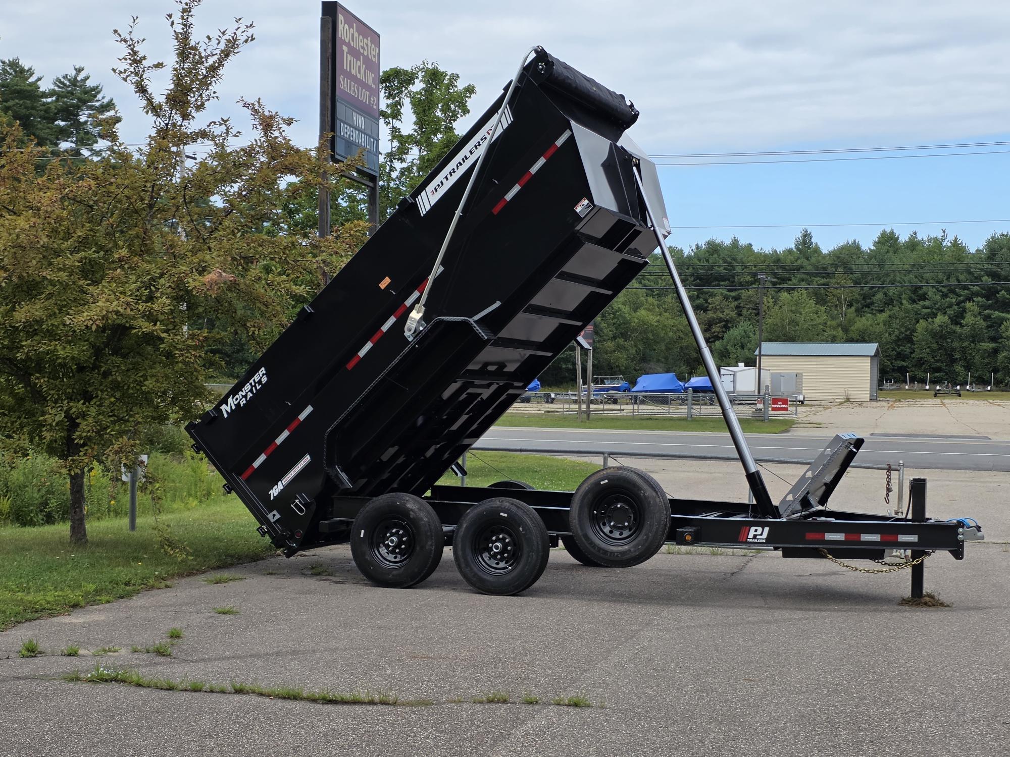 New 2027 PJ DUMP 7x14 48" HIGH SIDES DUMP