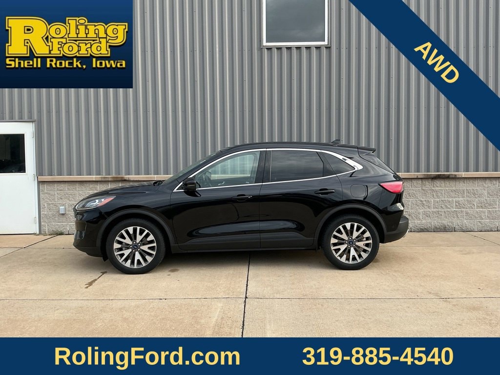 Used 2020 Ford Escape Titanium with VIN 1FMCU9J97LUA58571 for sale in Shell Rock, IA