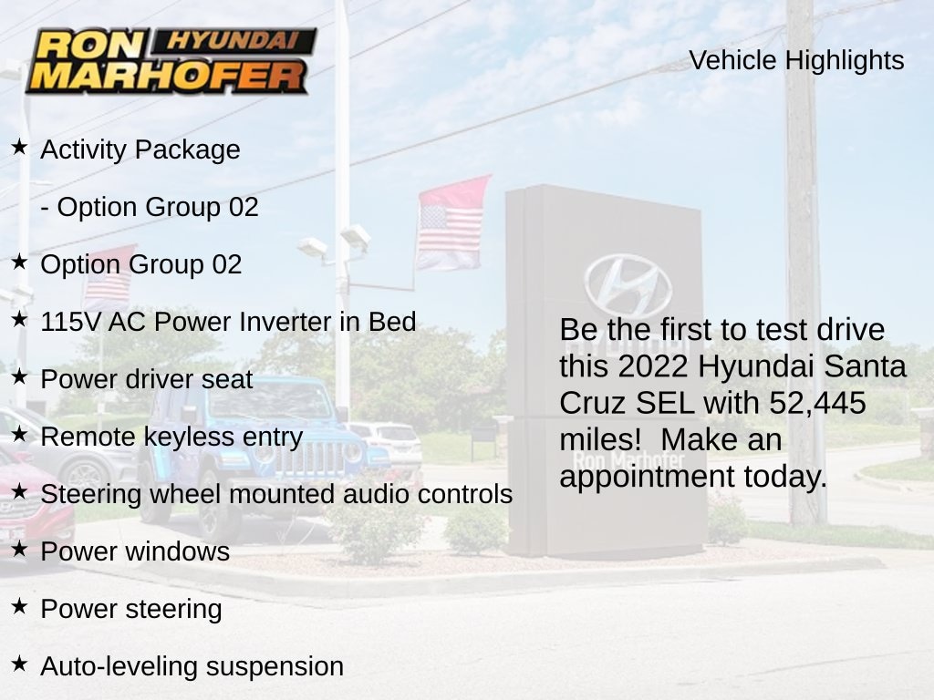 Used 2022 Hyundai Santa Cruz SEL Truck