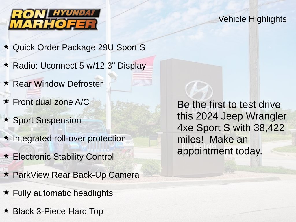 Used 2024 Jeep Wrangler Sport S 4xe SUV