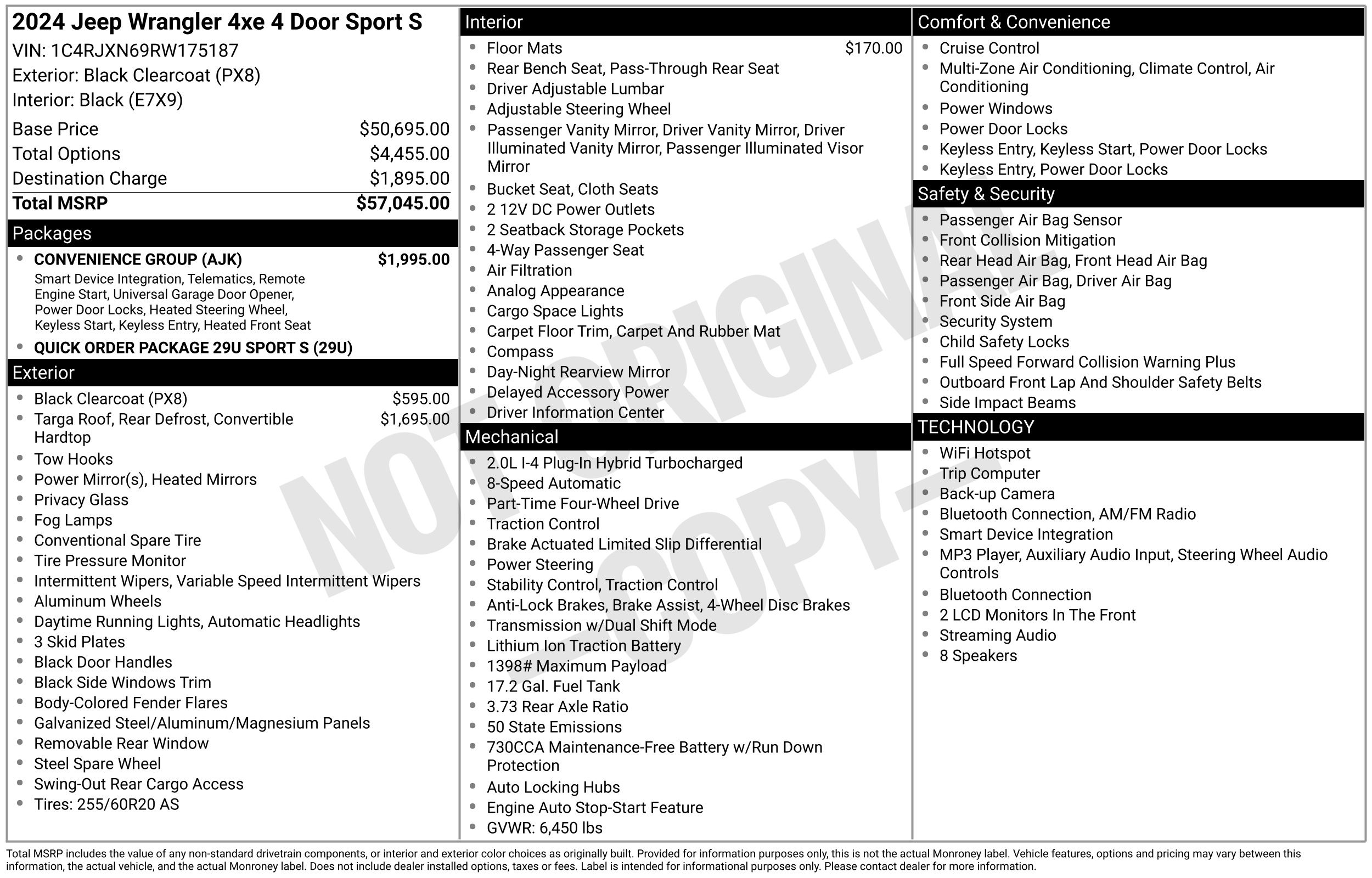 Used 2024 Jeep Wrangler Sport S 4xe SUV