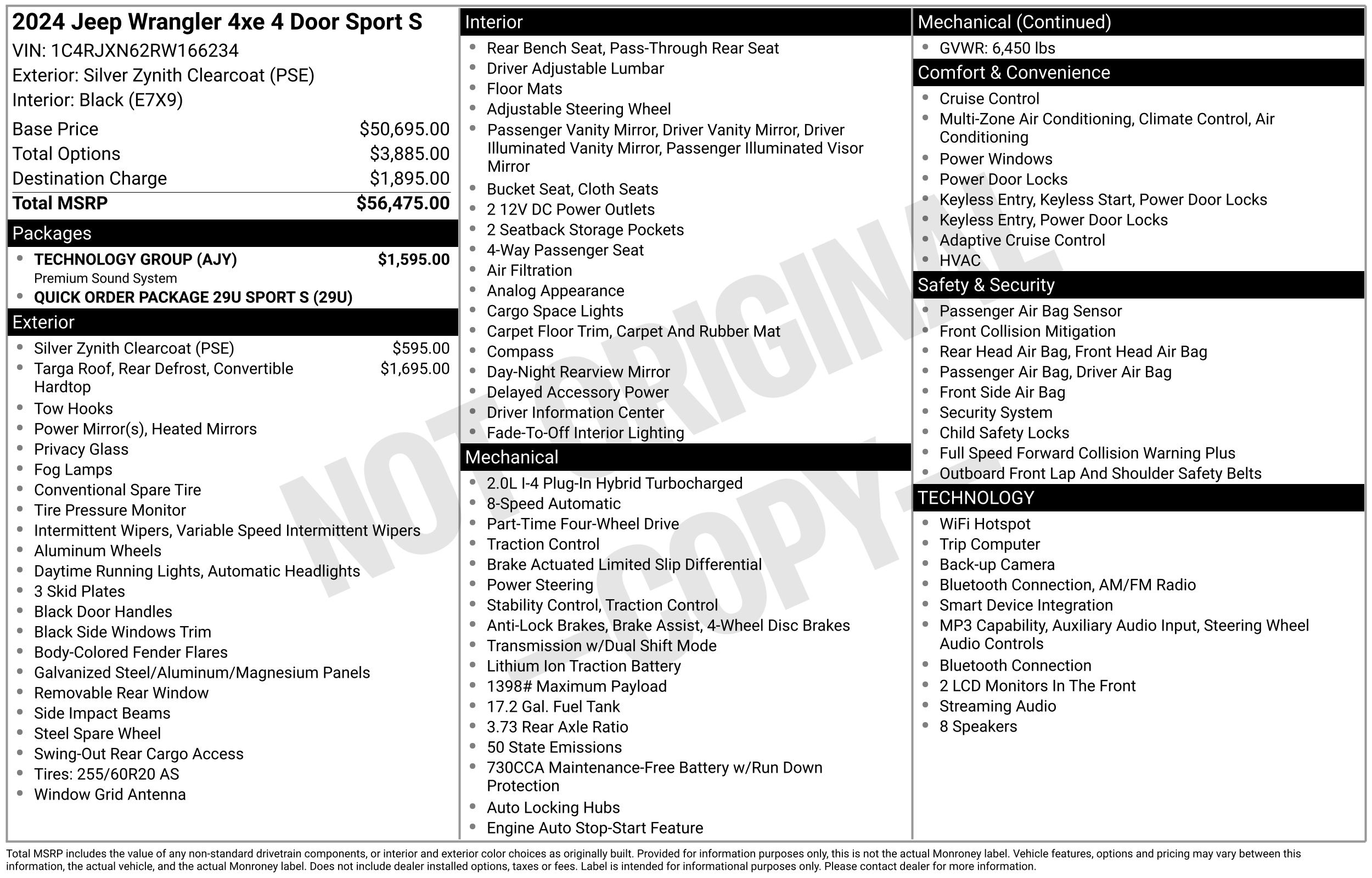 Used 2024 Jeep Wrangler Sport S 4xe SUV