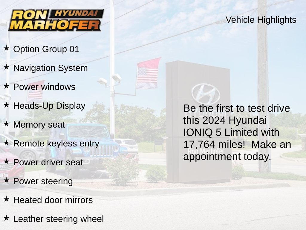 Used 2024 Hyundai IONIQ 5 Limited with VIN KM8KRDDF4RU254929 for sale in Cuyahoga Falls, OH