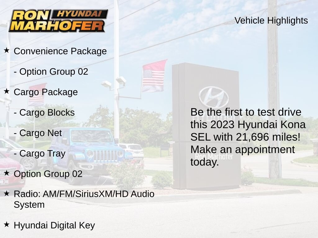 Used 2023 Hyundai Kona SEL SUV
