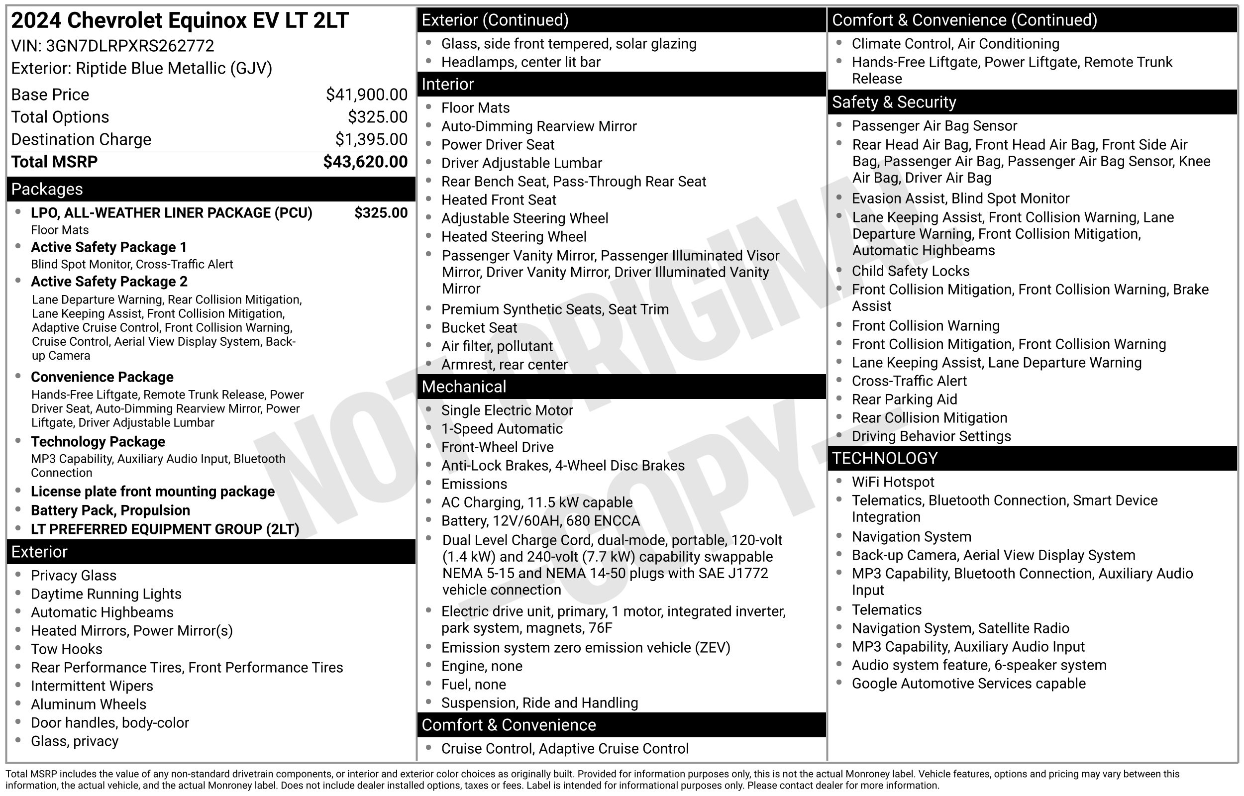 Used 2024 Chevrolet Equinox EV LT SUV