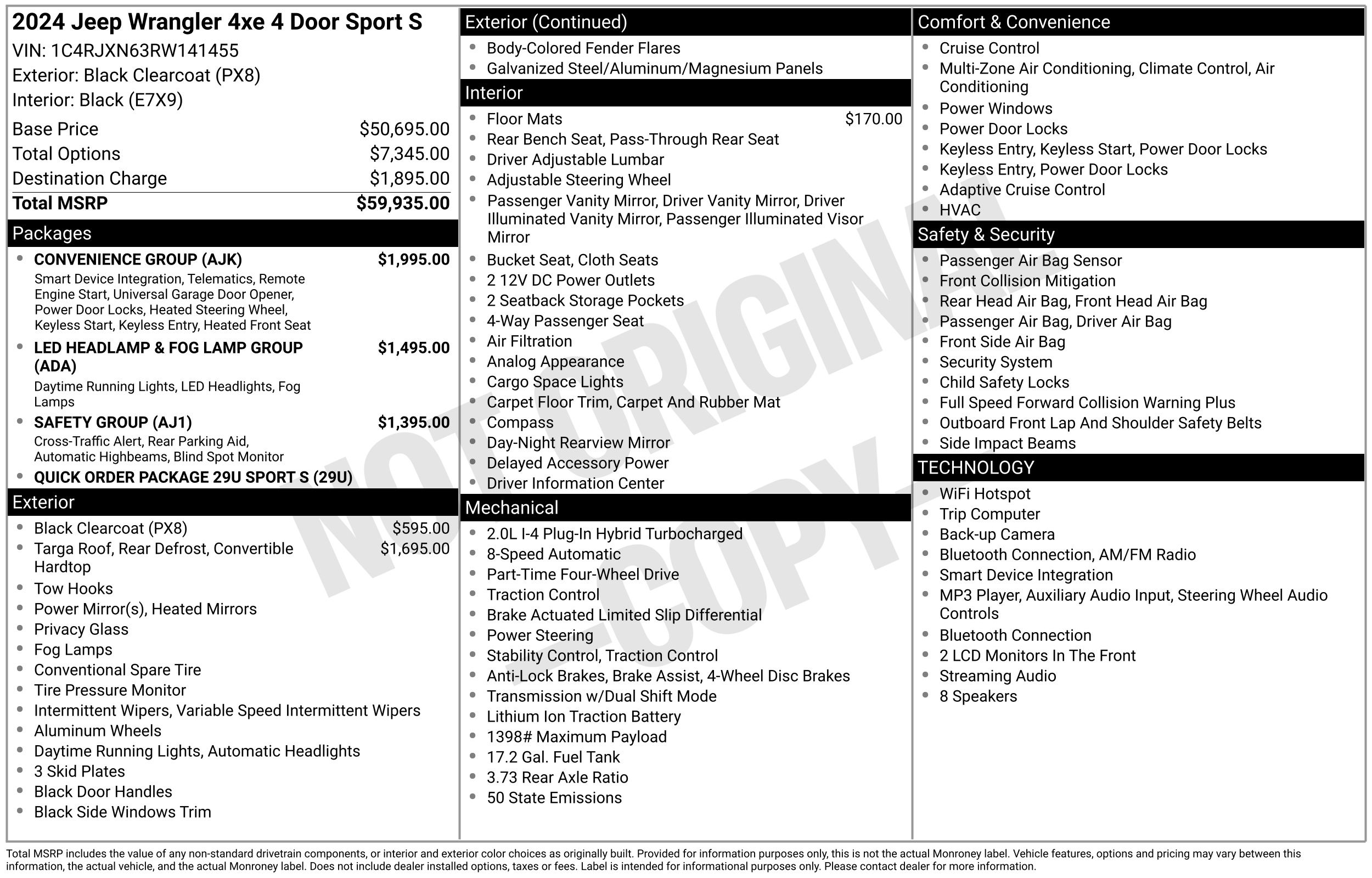 Used 2024 Jeep Wrangler Sport S 4xe SUV