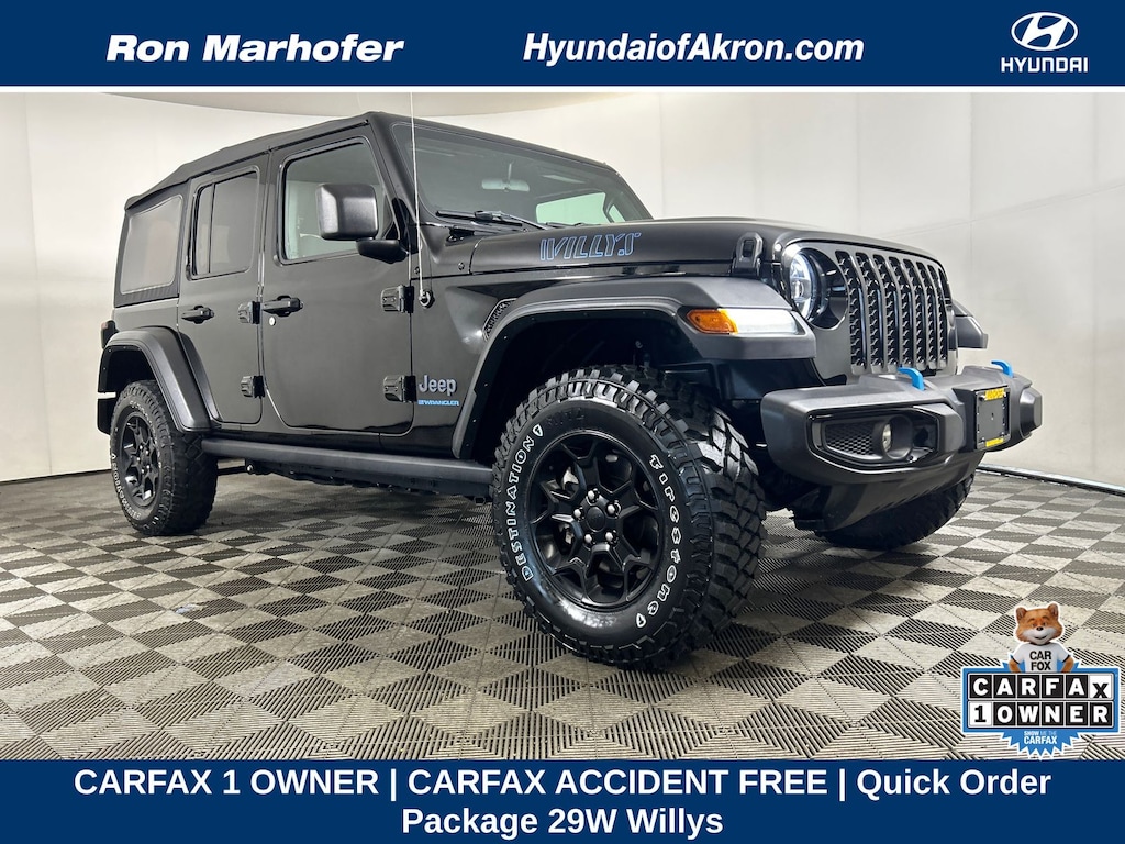 Used 2023 Jeep Wrangler Willys 4xe SUV
