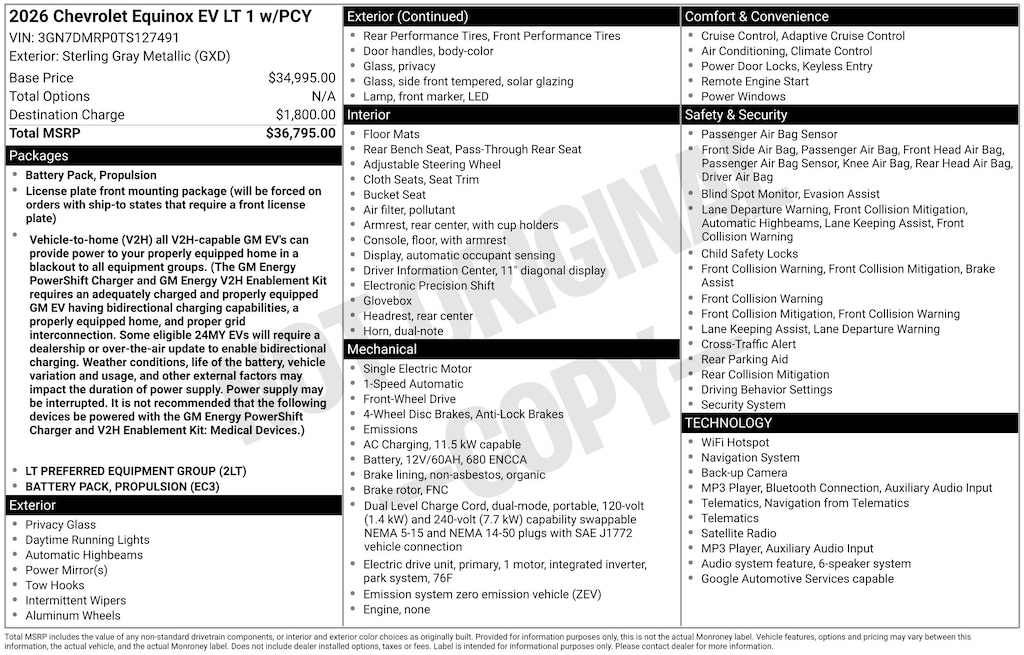 Used 2026 Chevrolet Equinox EV LT SUV