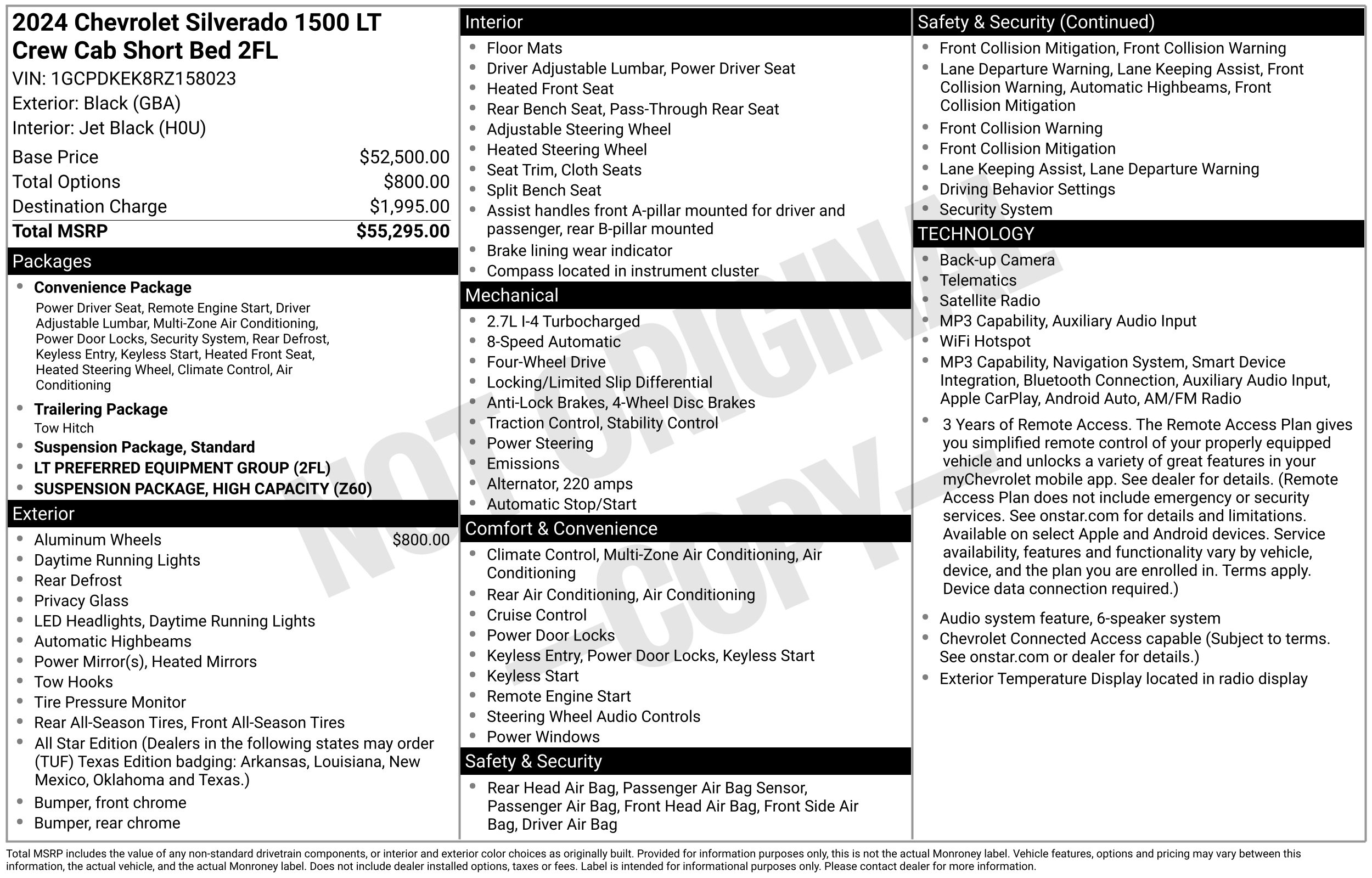 Used 2024 Chevrolet Silverado 1500 LT Truck