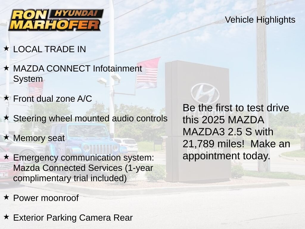 Used 2025 Mazda Mazda3 Sedan 2.5 S Preferred Package Sedan