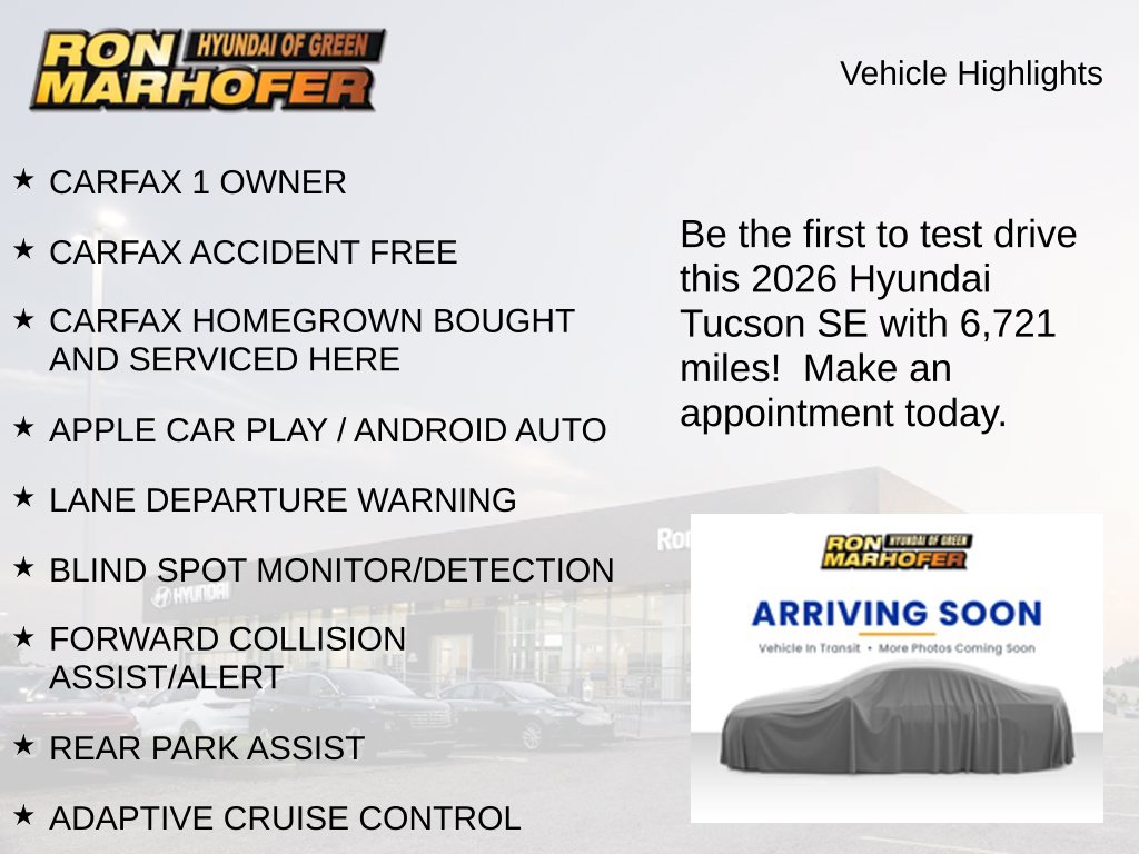 Used 2026 Hyundai Tucson SE SUV